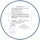 Potvrda Apostille s deset numeriranih polja – primjer s pikseliziranim osobnim podacima